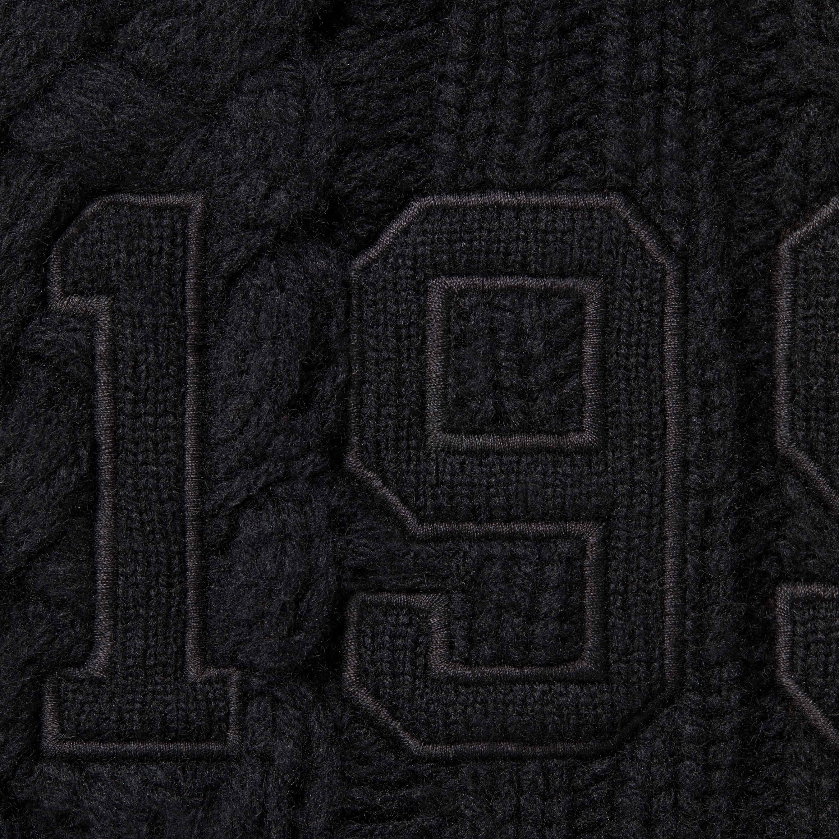 Appliqué Cable Knit Sweater view 7